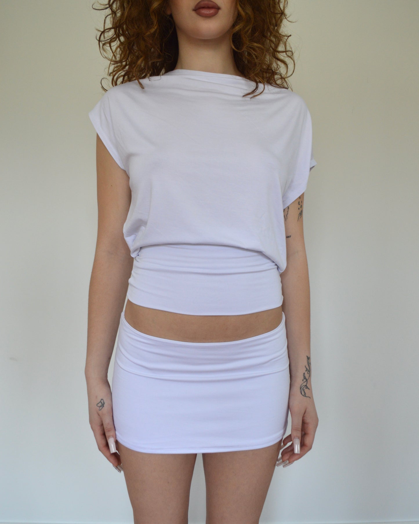 slouchy top / charcoal grey