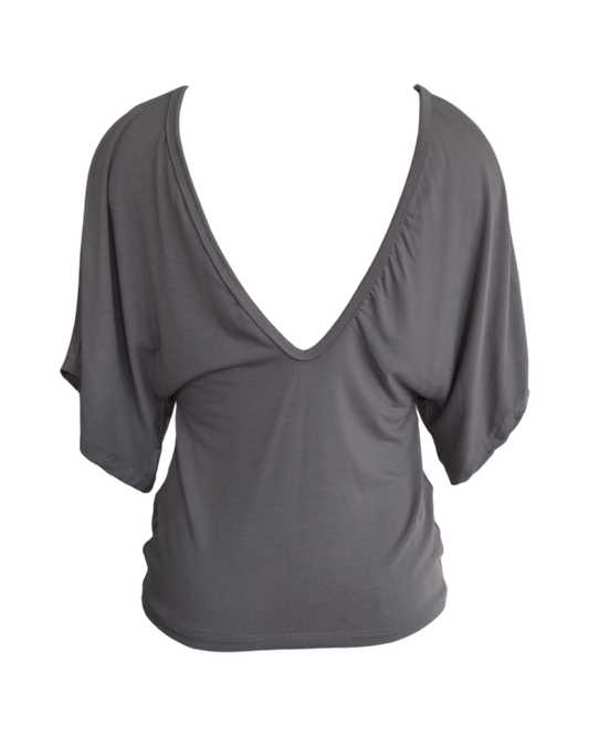 fang tee - charcoal grey