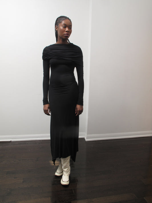 Gladiatrix Langärmliges Maxikleid