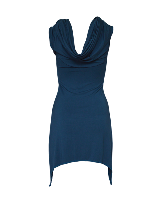 gladiatrix mini dress / captain blue