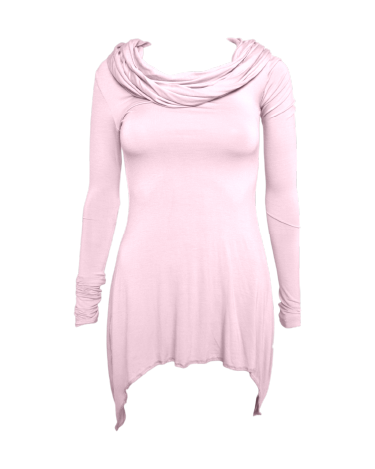 gladiatrix longsleeve mini dress / dusty pink