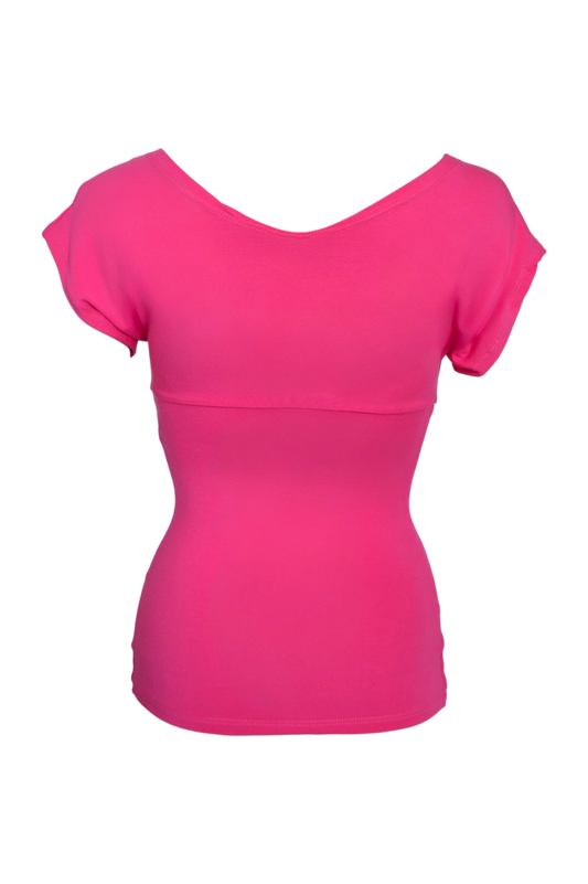acrobat top / fuschia