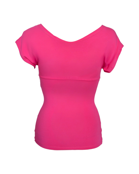 acrobat top / fuschia