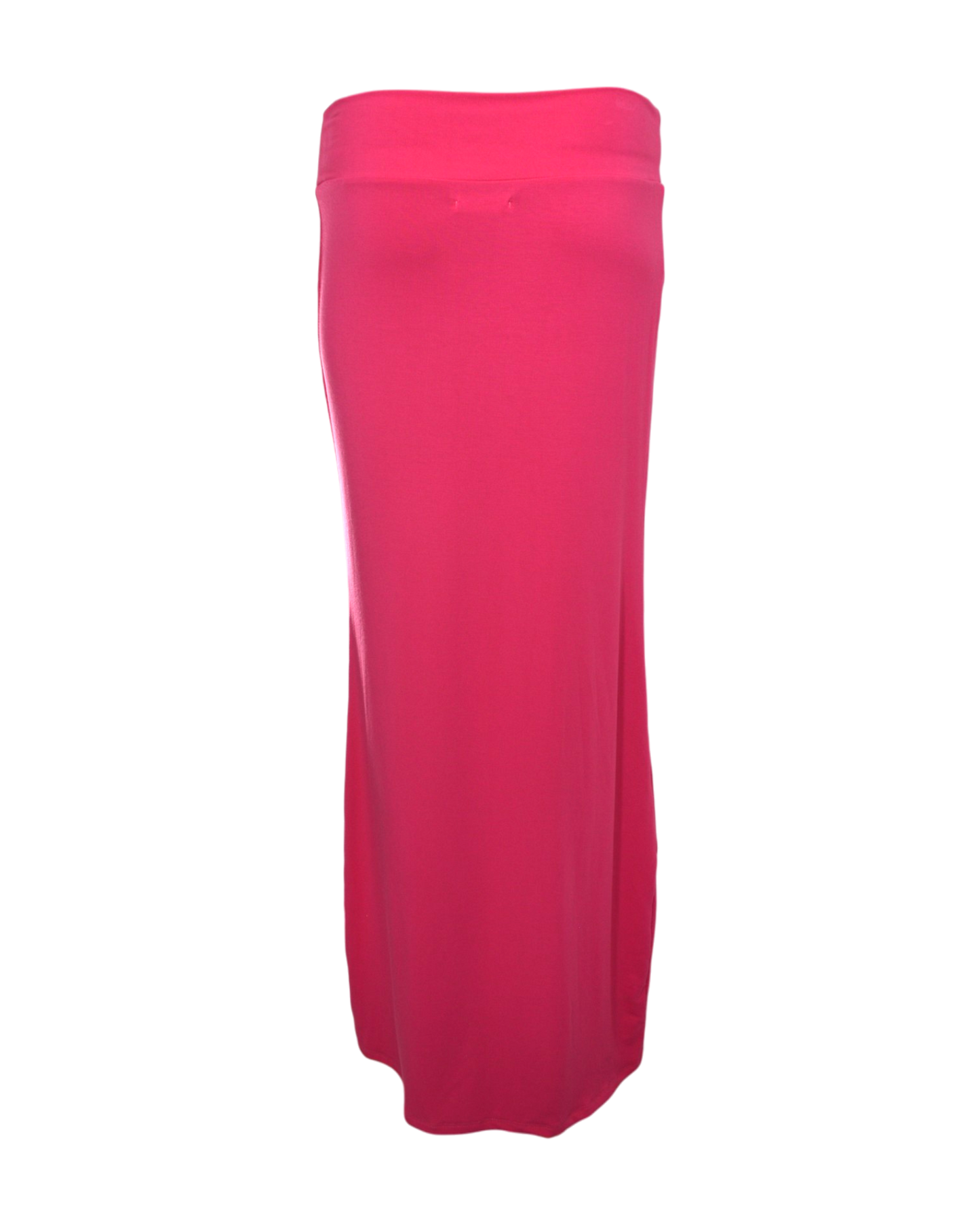 simple maxi skirt / fuschia