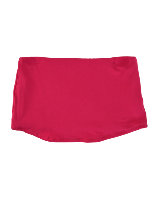 simple mini skirt / fuschia