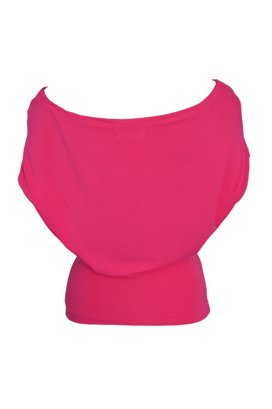 slouchy top / fuschia