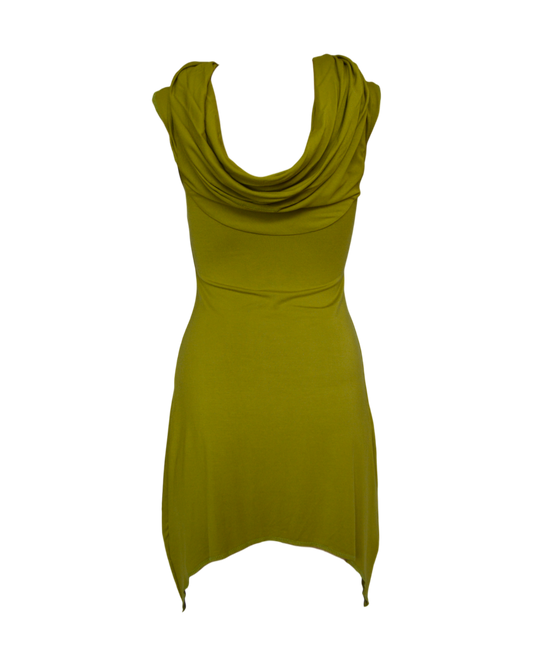 gladiatrix mini dress / moss