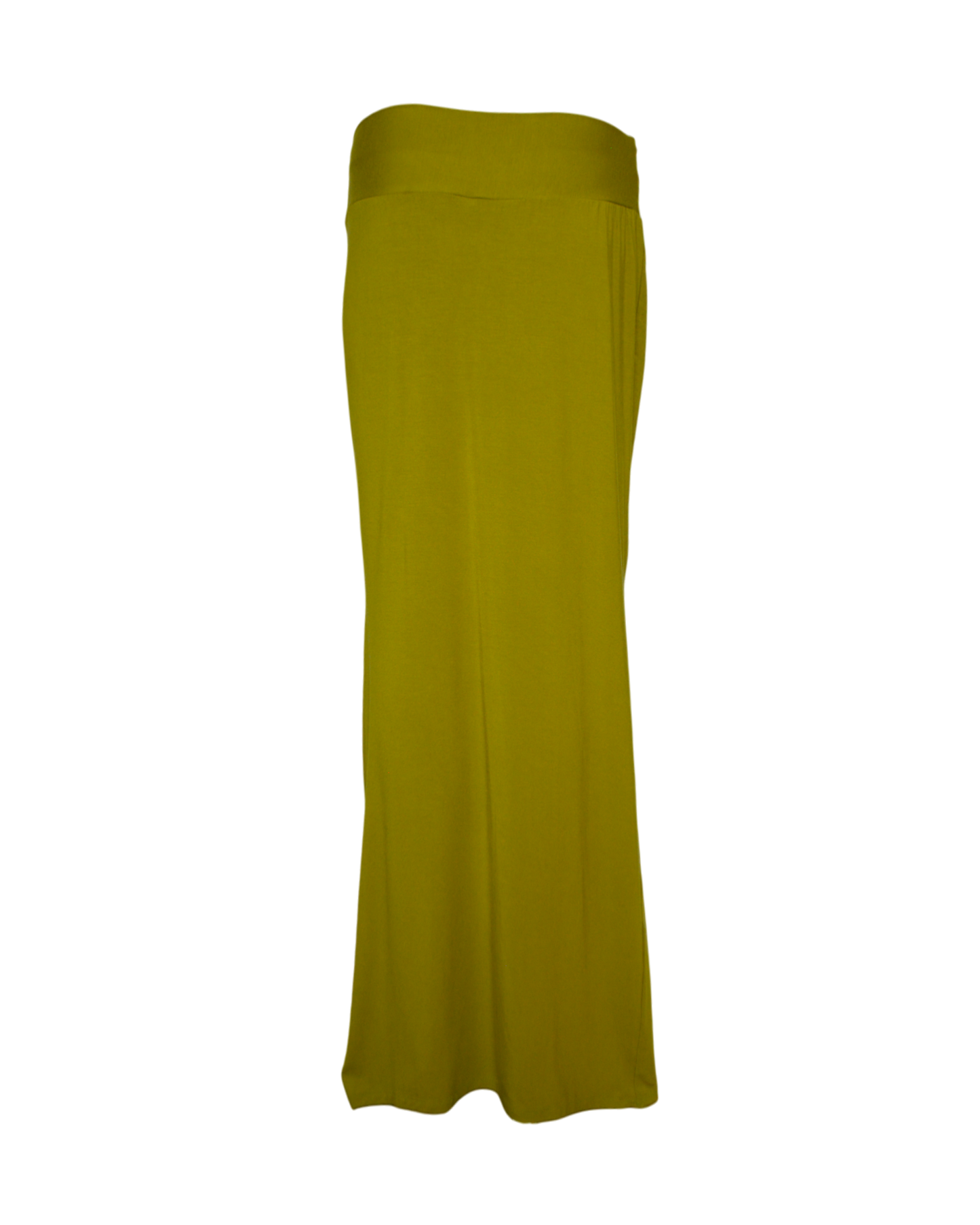 simple maxi skirt / moss green