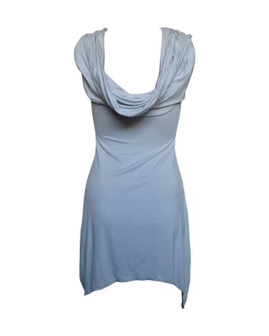 gladiatrix mini dress / silver