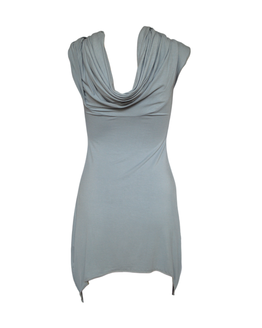 gladiatrix mini dress / steel