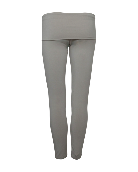 foldover leggings / stone