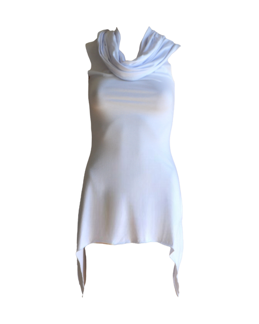 Gladiatrix Mini Dress in White