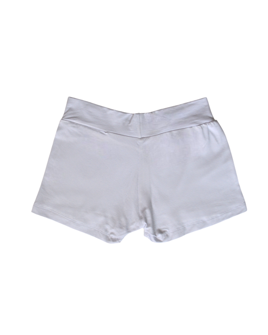 simple mini short / white