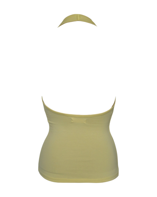 babe halter / yellow