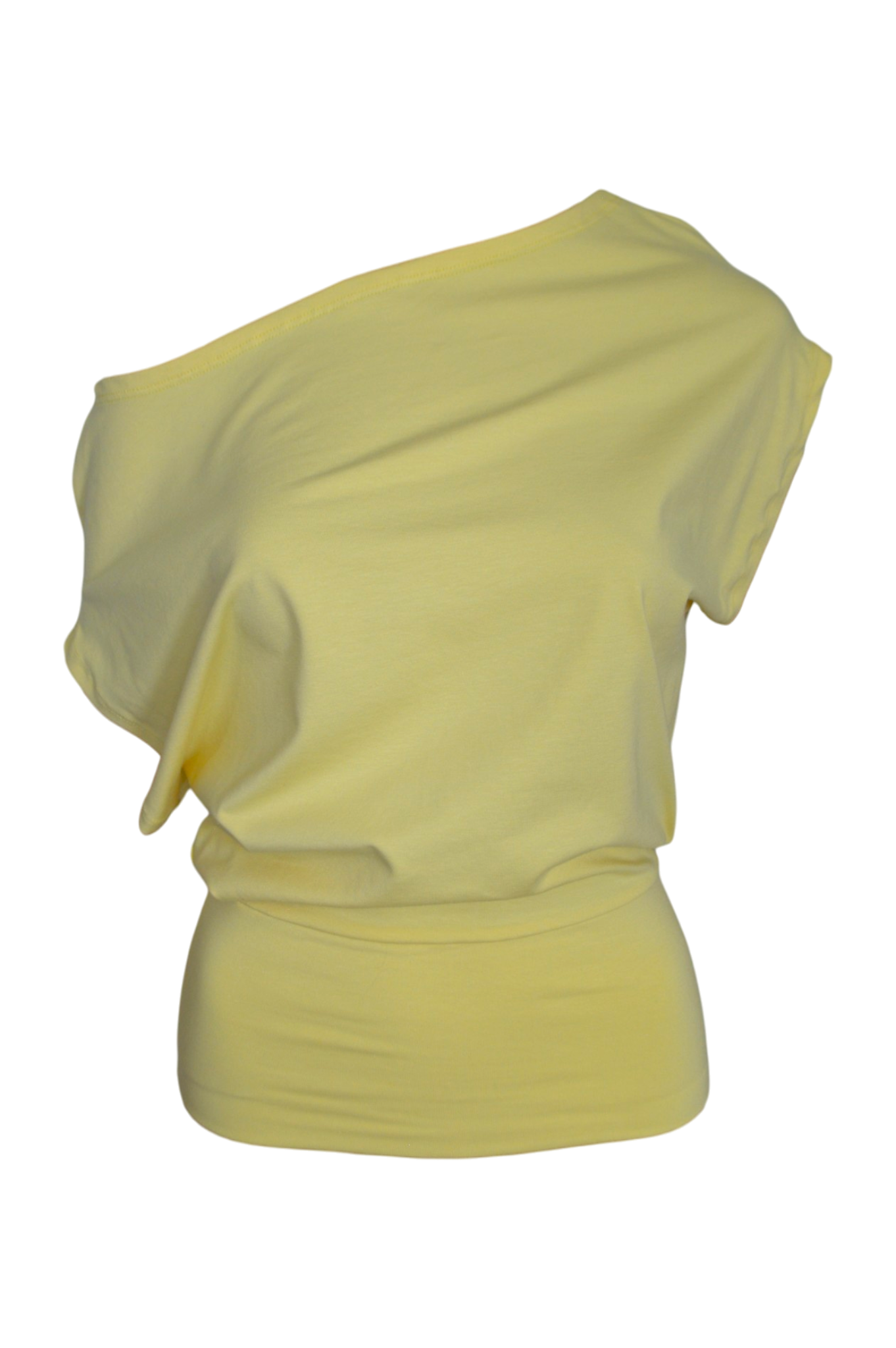 slouchy top / yellow