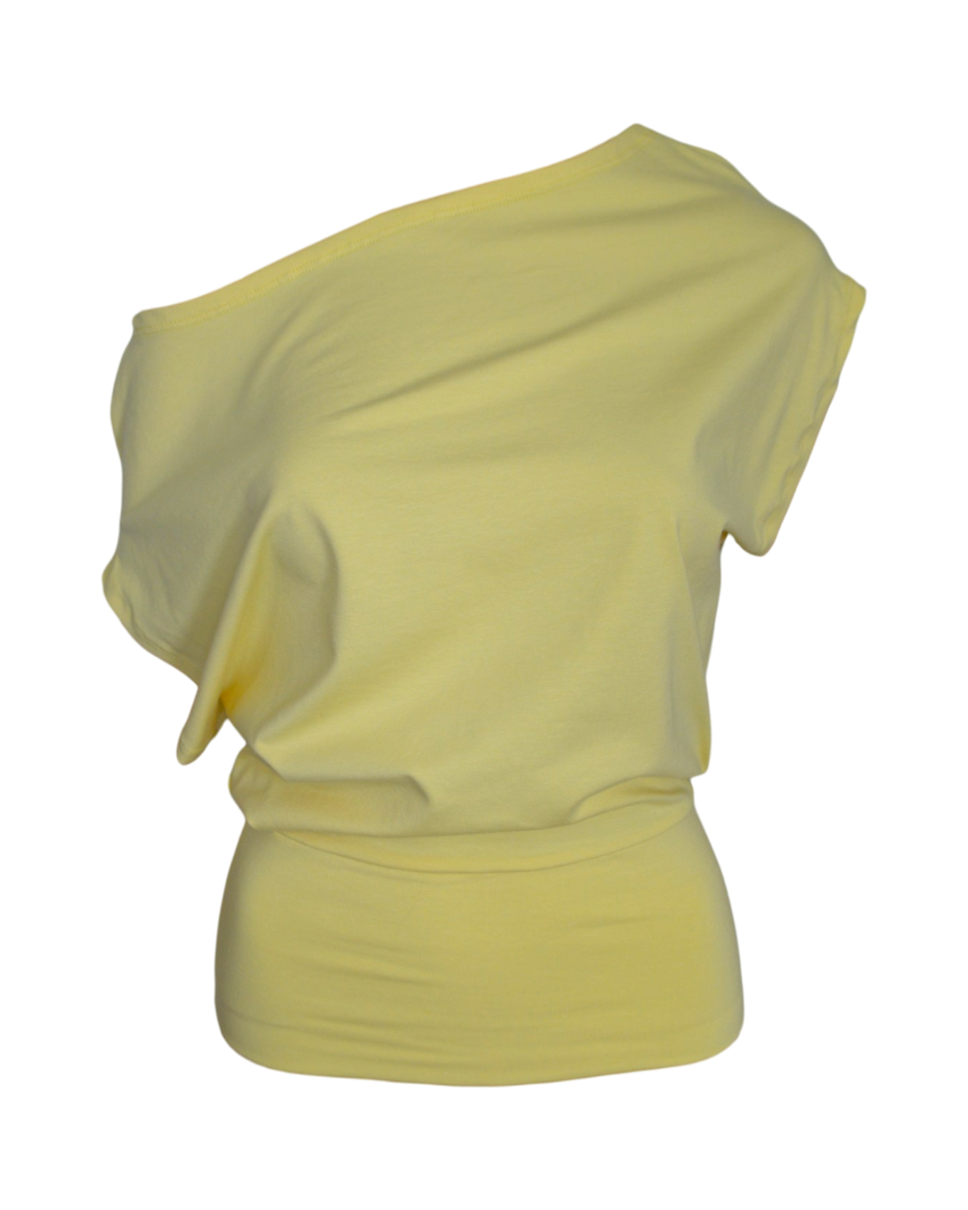 slouchy top / yellow