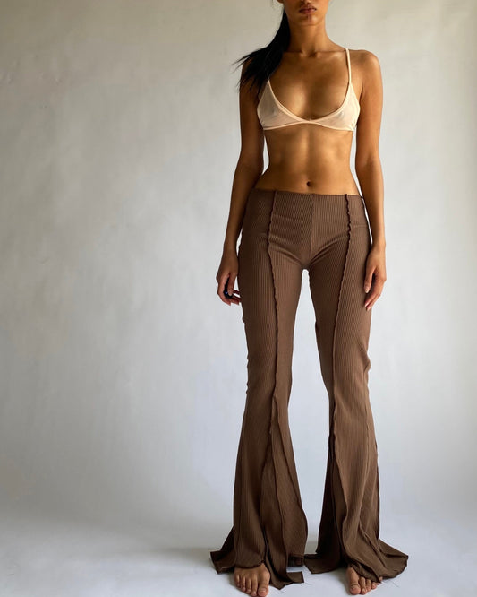 Mycellium Leggings in Brown