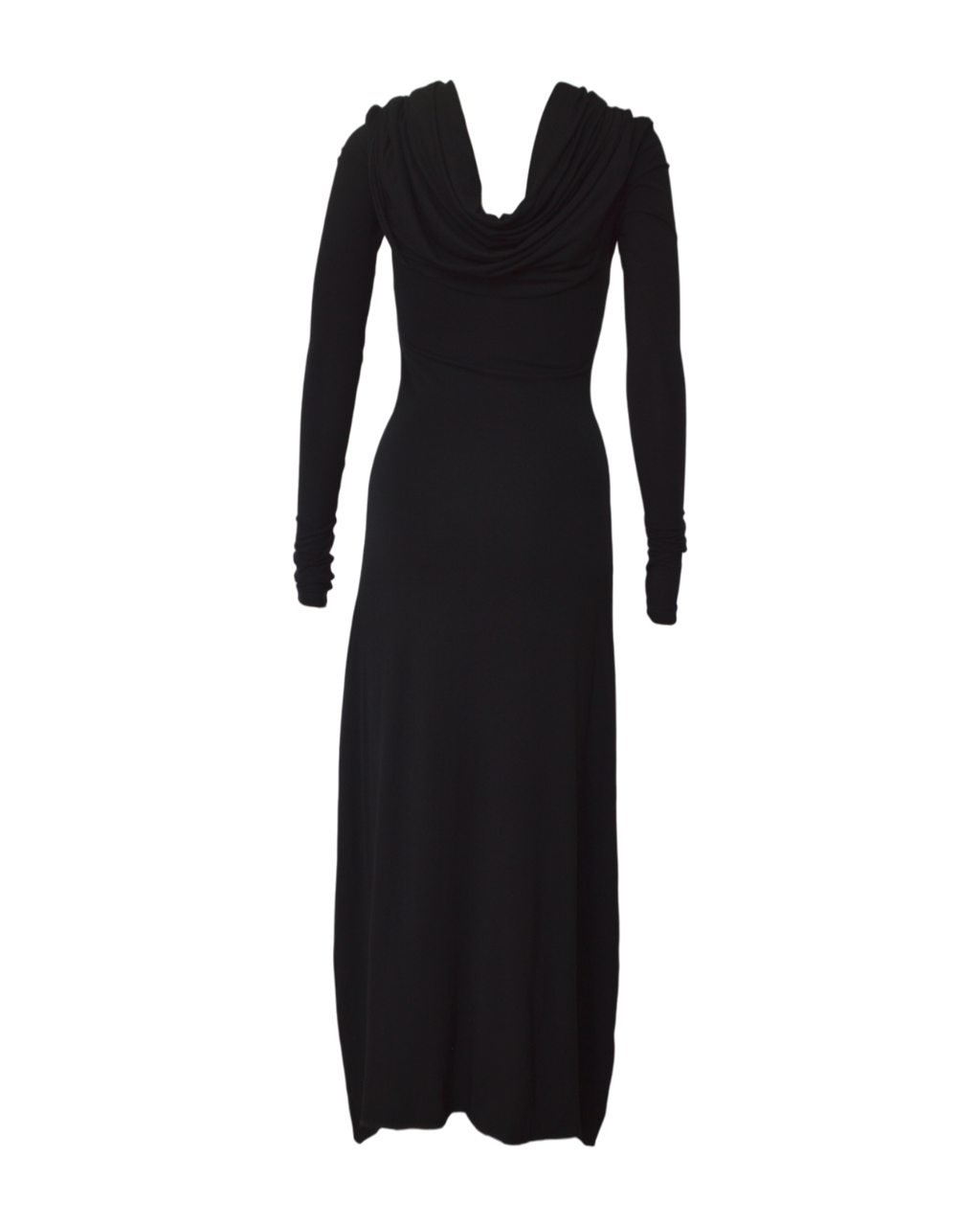 gladiatrix longsleeve maxi dress / black