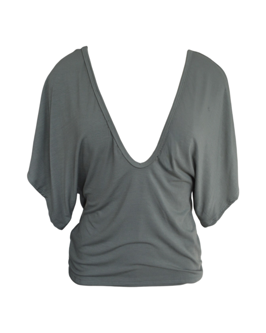 fang tee - dark sage green