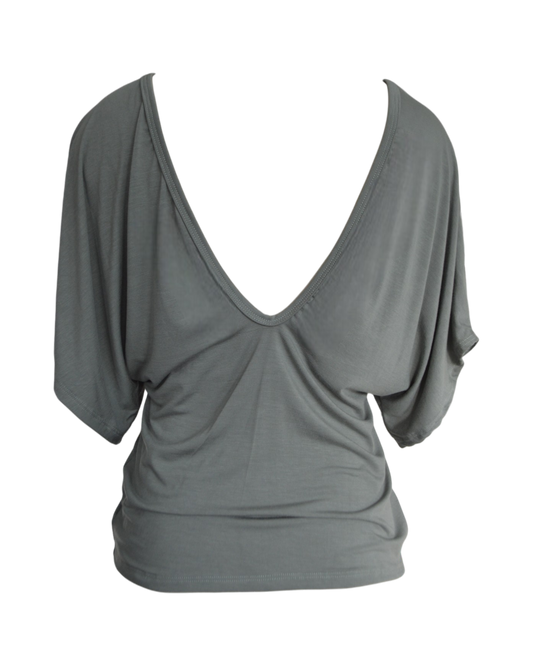 fang tee - dark sage green