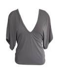 fang tee / charcoal grey
