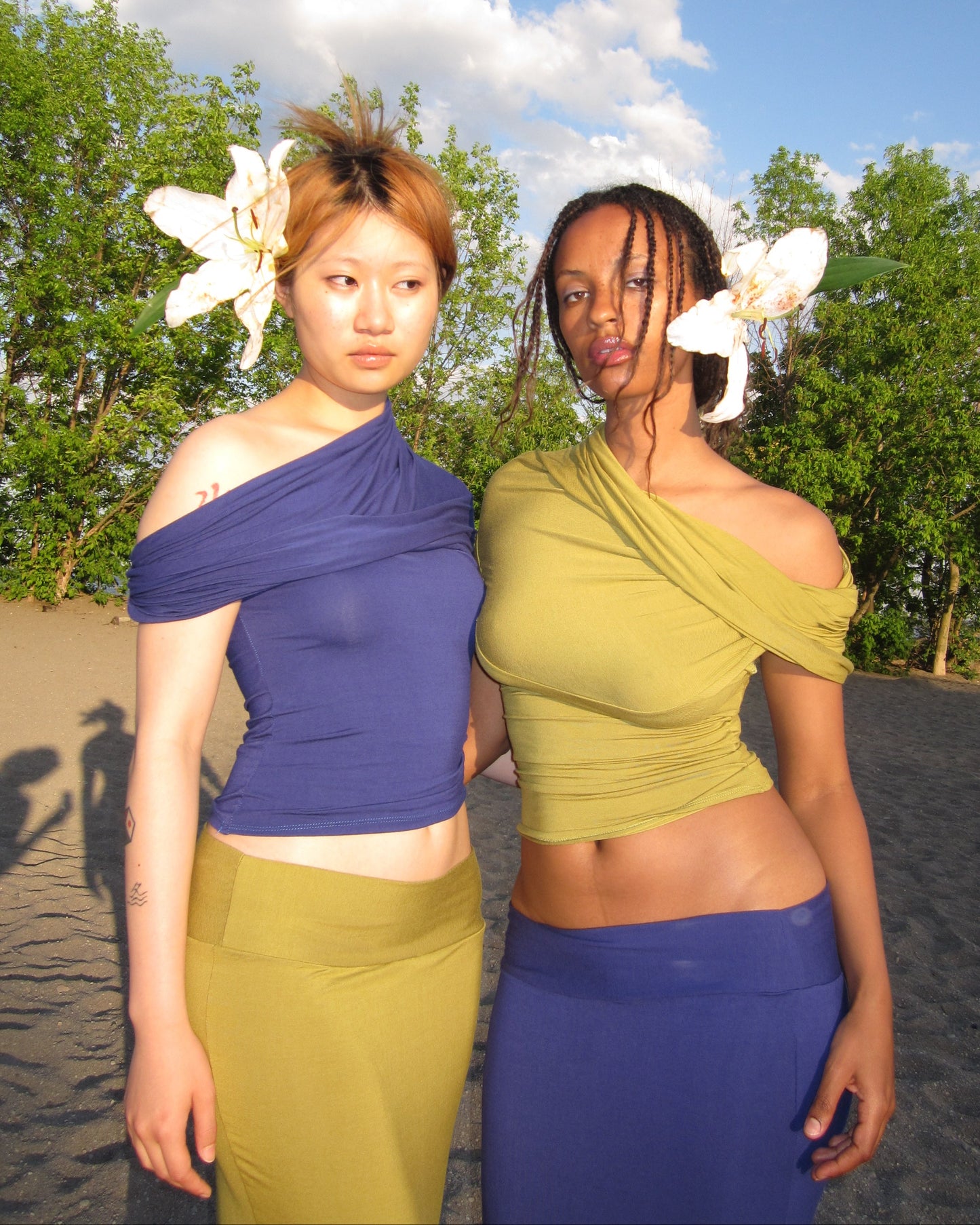 gladiatrix top / moss green