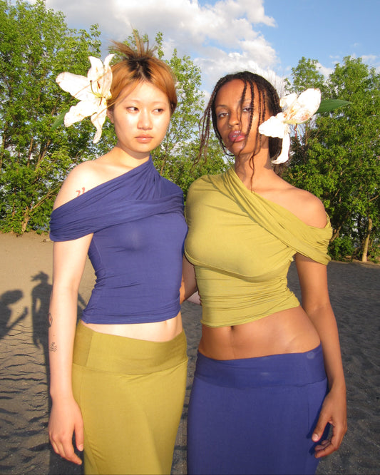 gladiatrix top / moss green