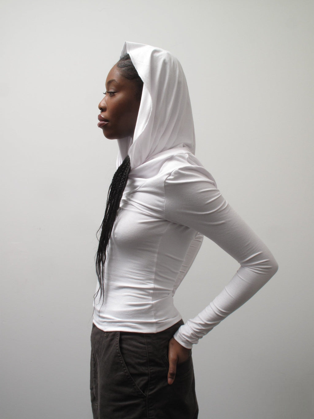 gladiatrix longsleeve top / white