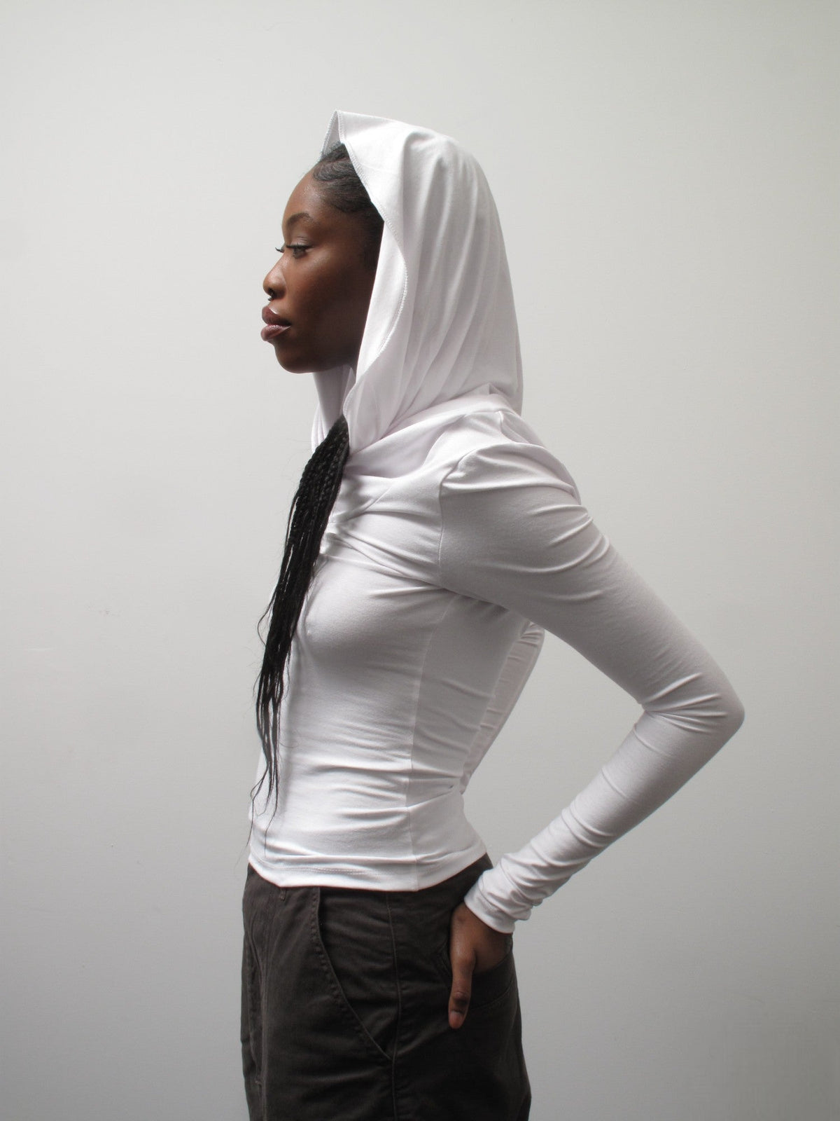 gladiatrix longsleeve top / white