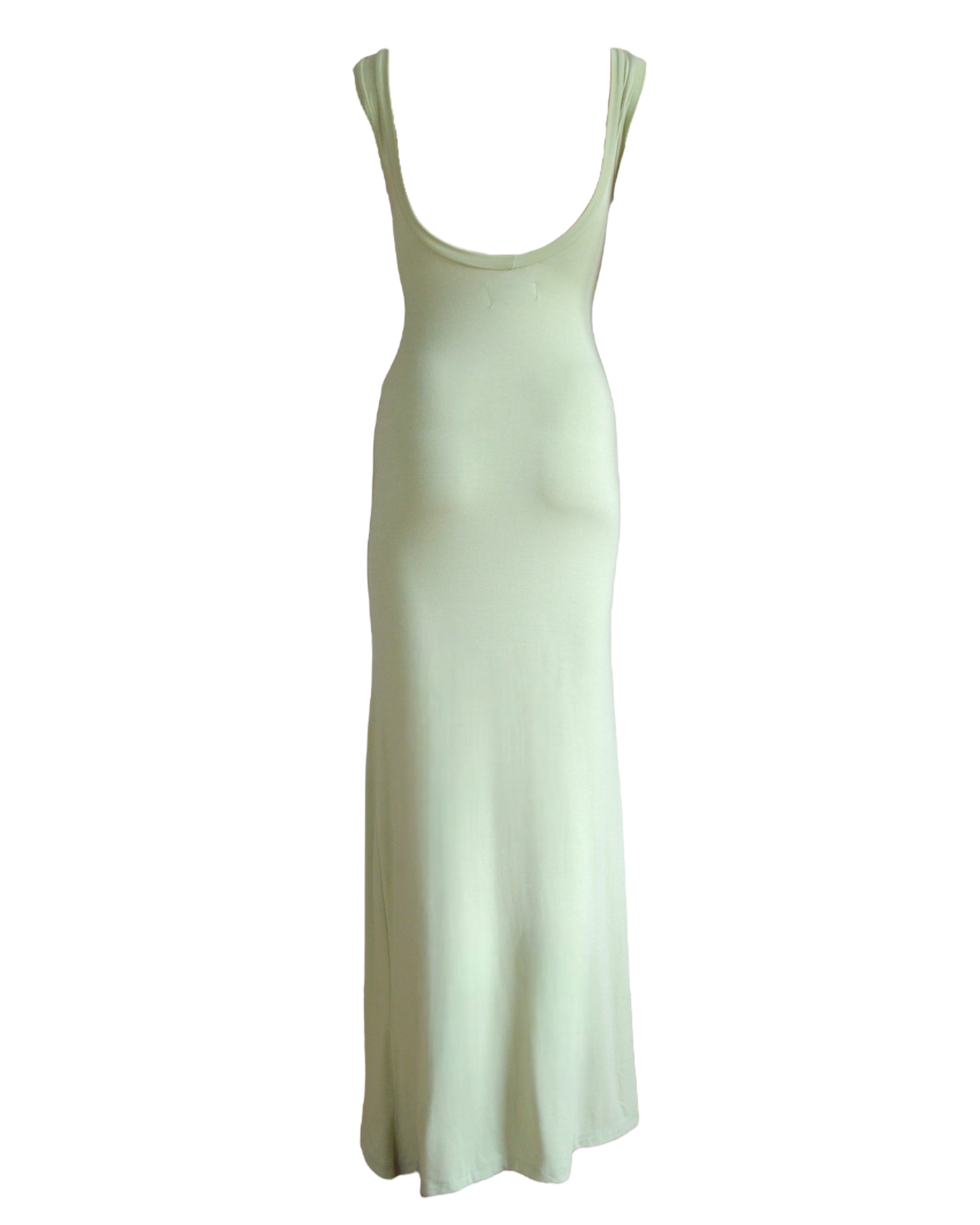 Flora Backless Maxi Dress in Sage Green