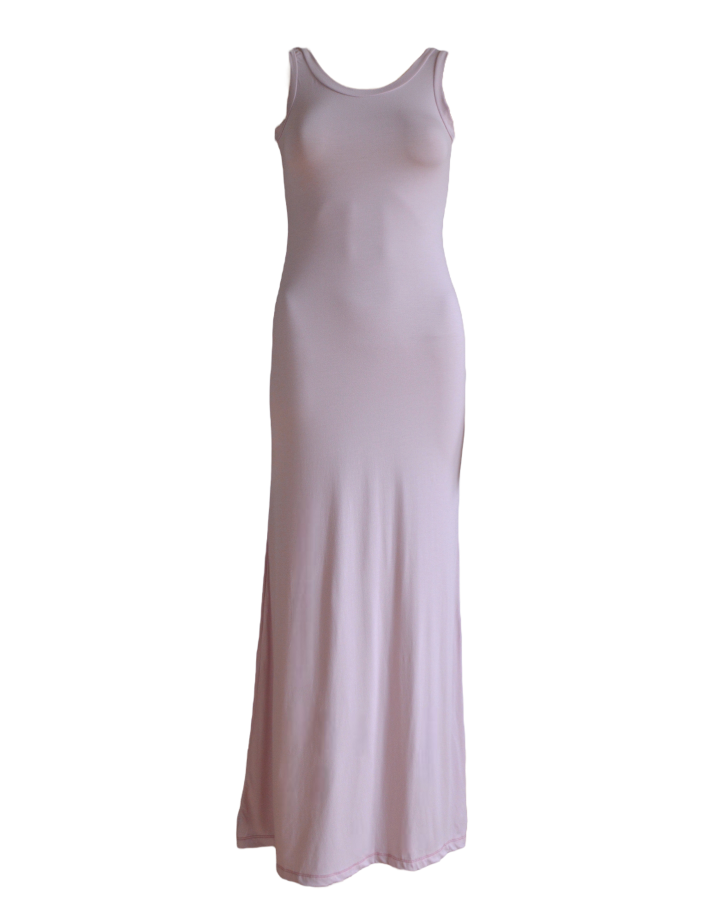 Flora Backless Maxi Dress in Pink