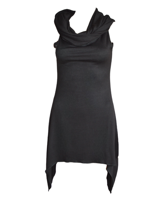 Gladiatrix Mini Dress in Black