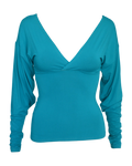 gibbon top / teal