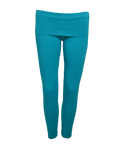 foldover leggings / teal