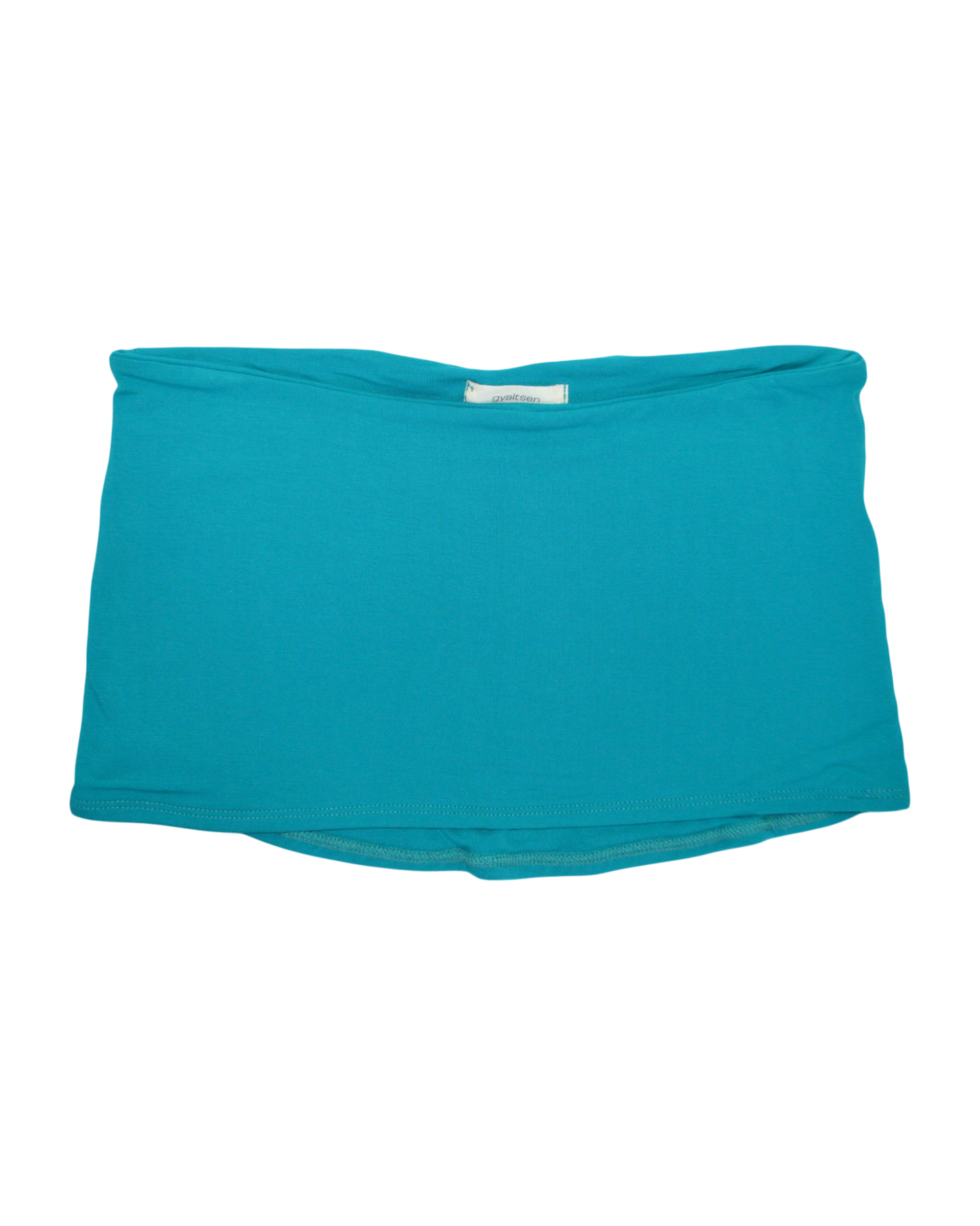 simple mini skirt / teal