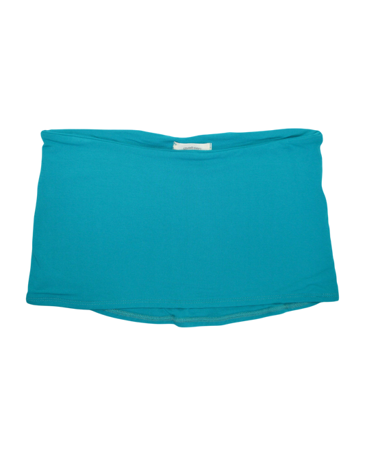 simple mini skirt / teal