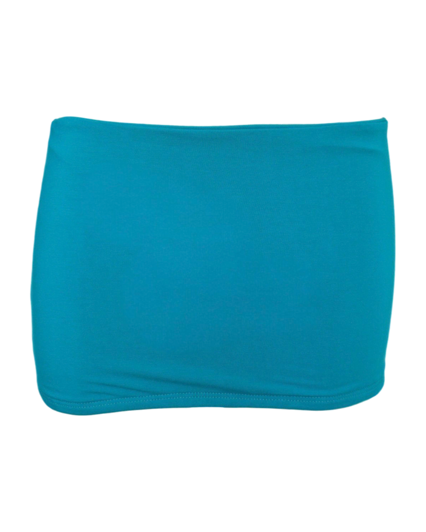 simple mini skirt / teal