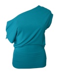 slouchy top / teal