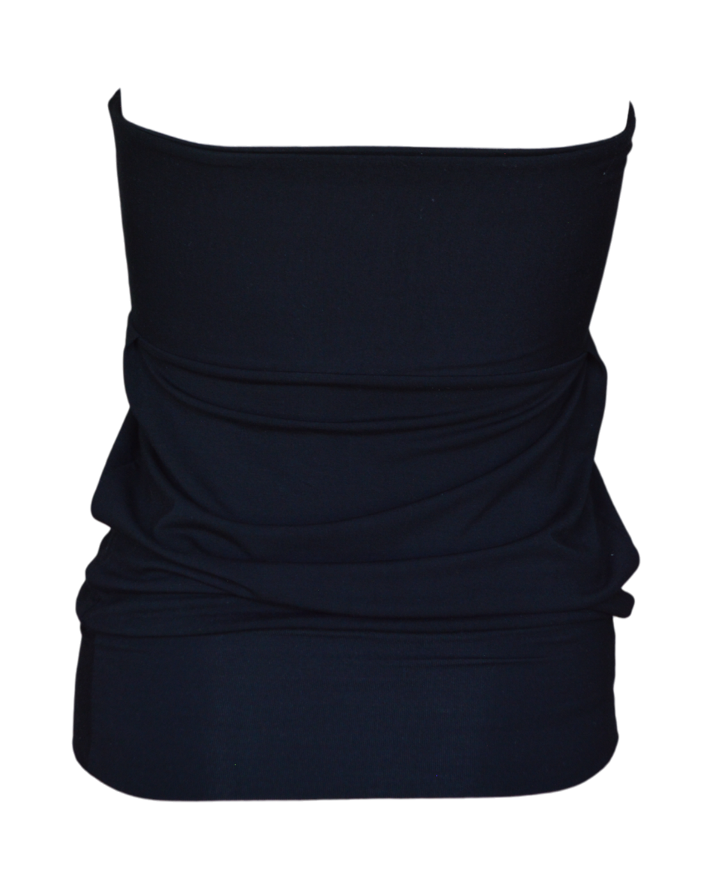 bubble tube top / black