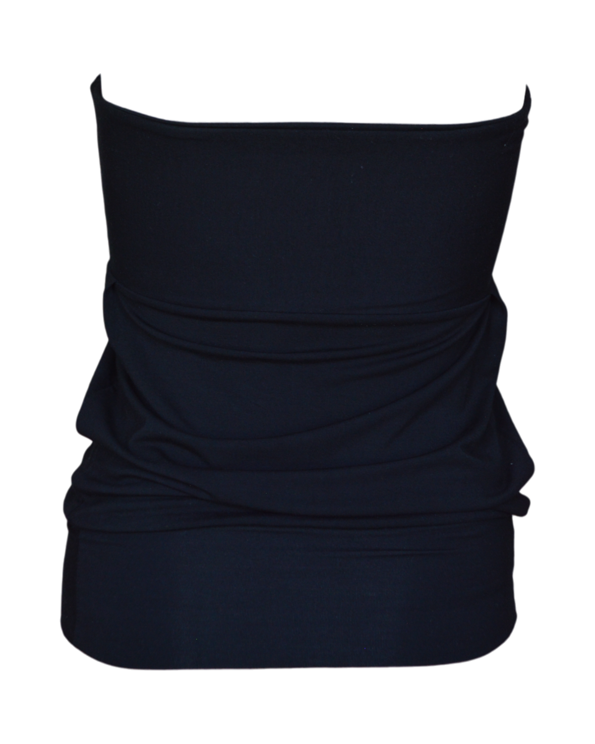 bubble tube top / black