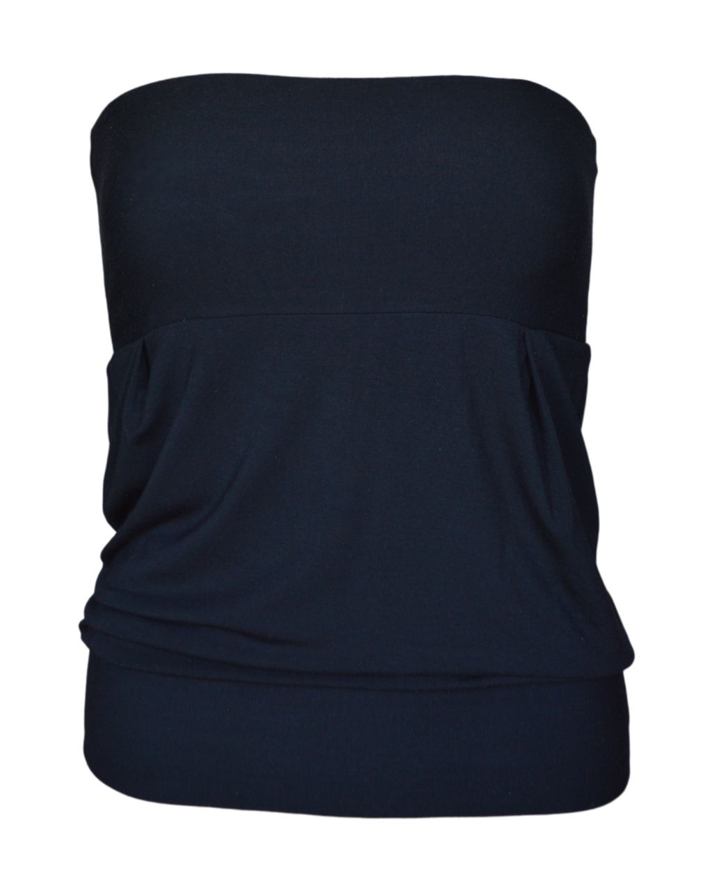 bubble tube top / black