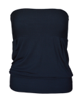 bubble tube top / black