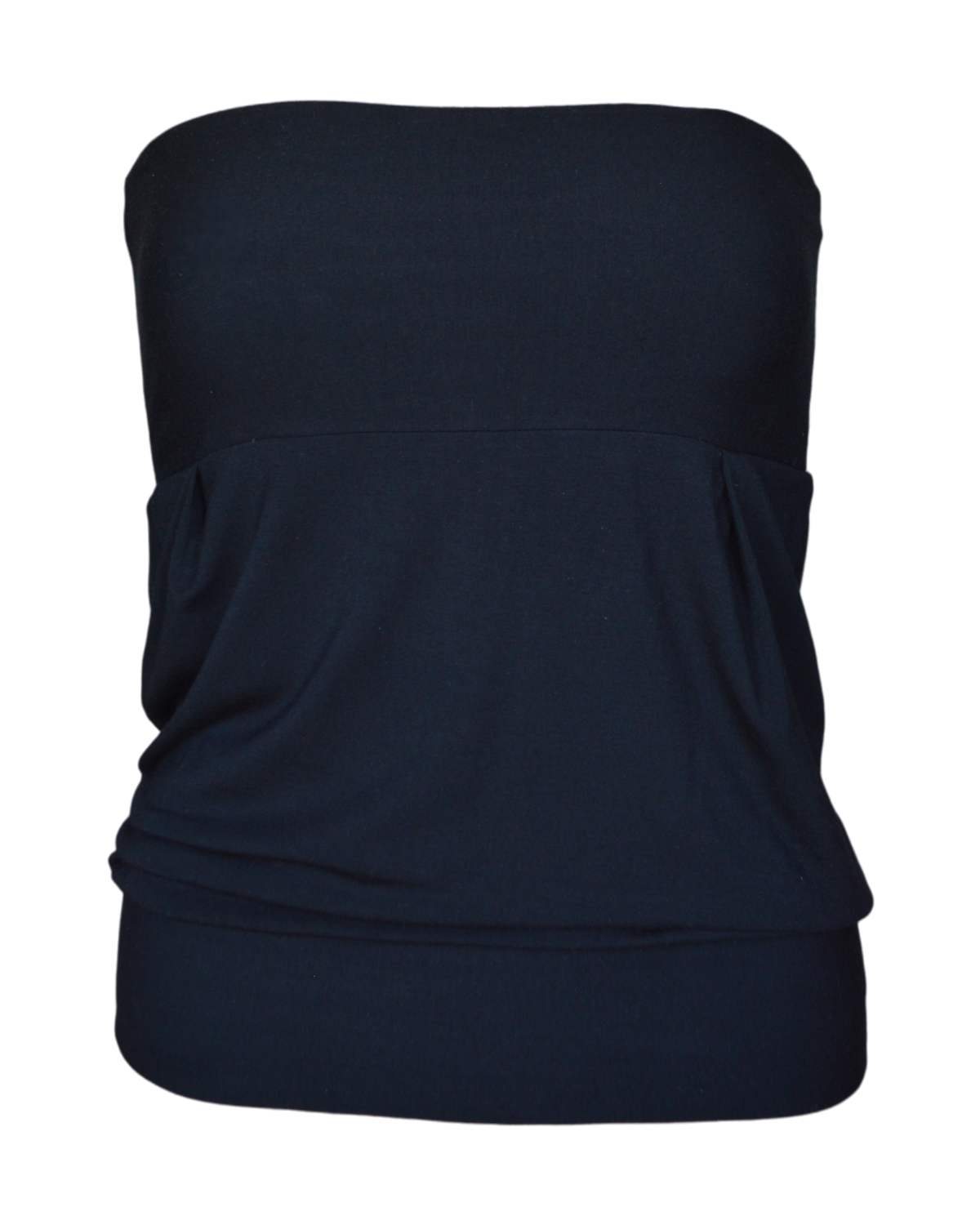 bubble tube top / black