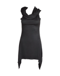 gladiatrix mini dress / black