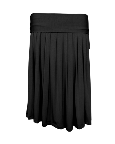 dance pleated midi skirt / black