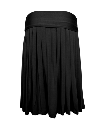 dance pleated midi skirt / black