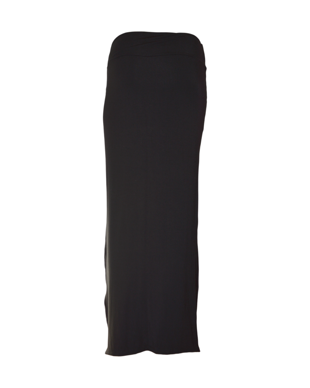 simple maxi skirt / black