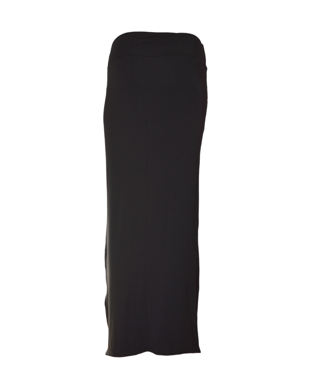 simple maxi skirt / black