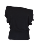slouchy top / black