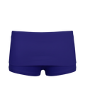 foldover mini shorts / blueberry
